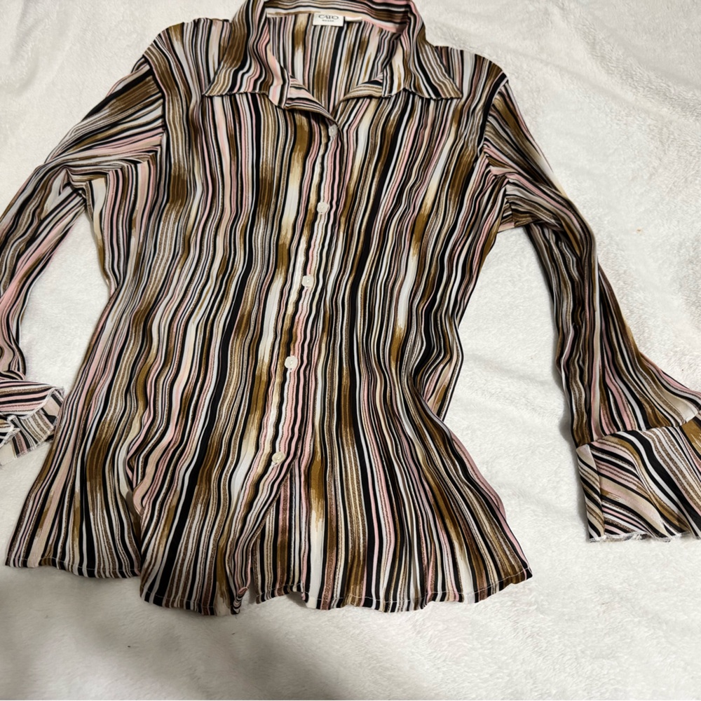Cato striped long sleeve Women's Top size 18/20